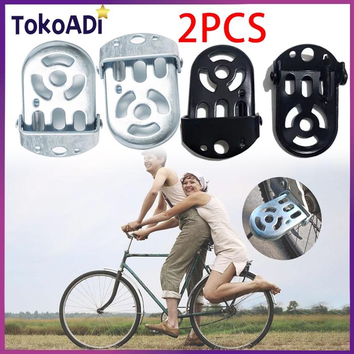 Set Jalu Lipat Sepeda Jalu Sepeda Pedal Belakang Sepeda Pijakan Lipat Boncengan Jalu Kaki Sepeda