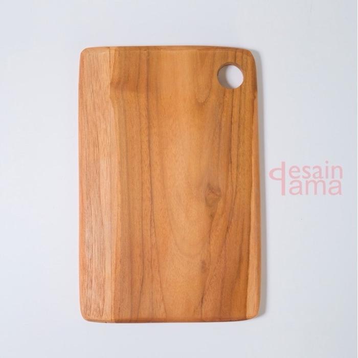 Talenan Kayu Jati / Serving Board / Talenan Kayu Jati / Kayu Utuh Tanpa Sambungan/ Alas Kayu
