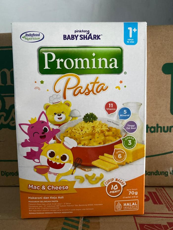 PROMINA PASTA 70GR ALL VARIAN RASA MAC & CHEESE DAN CHICKEN SPINACH