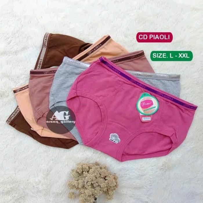 ( 1 LUSIN) CD PIOLI 2077/ celana dalam wanita dewasa PIOLI ukuran ( L , XL , XXL )
