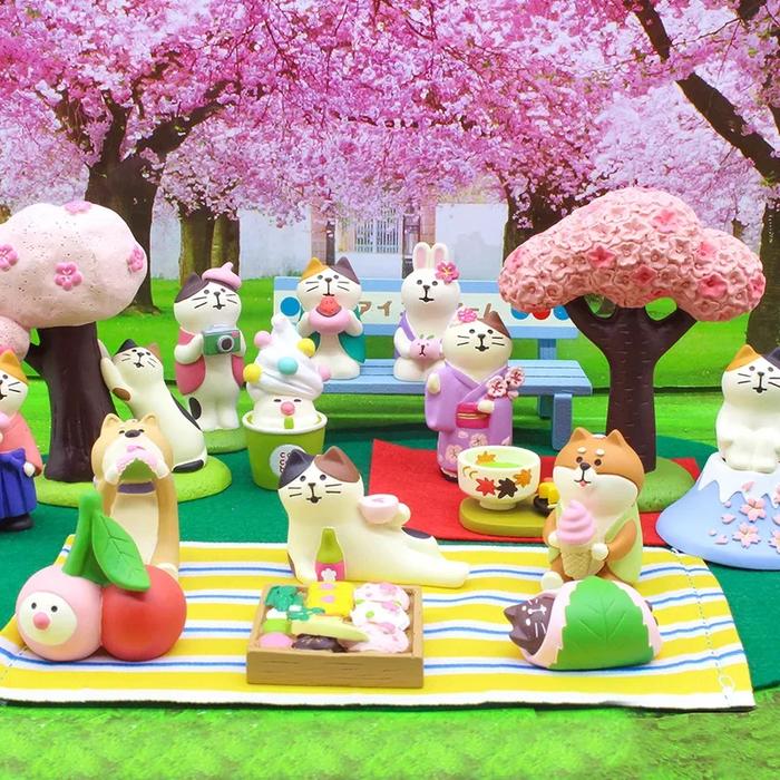 Zakka Japan Cherry Blossom Festival Japan Decoration Figurines Resin
