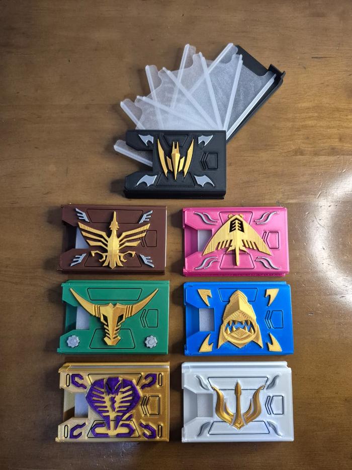 Card Holder Deck Kamen Rider Ryuki Knight Ouja Zolda Raia Abyss Femme Odin 3D Print untuk Kartu ATM 