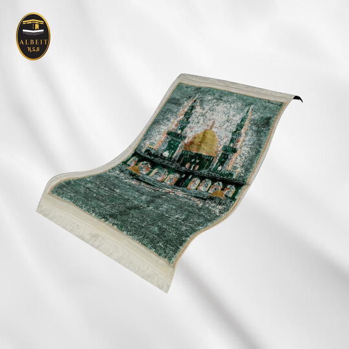 Yakar Sajadah Ultra Lurex Ultra Harmony HIJAU 70 x 110cm Jumbo Tebal Empuk Wangi Lembut