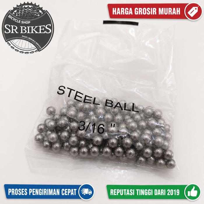 GOTRI / LAHER / PELOR RODA DEPAN SEPEDA / STEEL BALL 3/16" (4.7 mm)