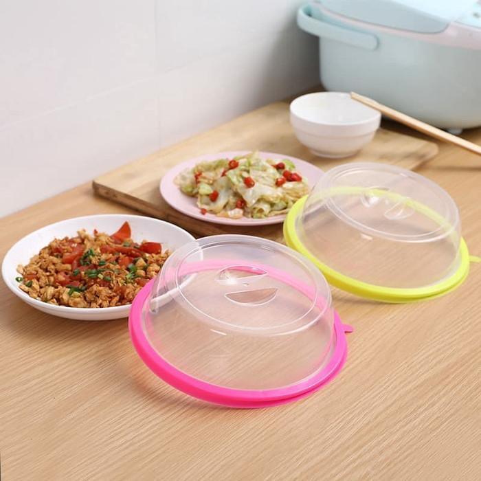 Penutup piring makanan microwave cover makanan microwave trasnparan