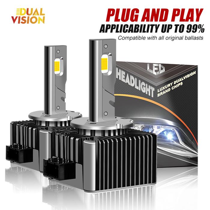 Bullvision D1S LED Headlights HID D3S D2S D1R D2R D3R Turbo LED