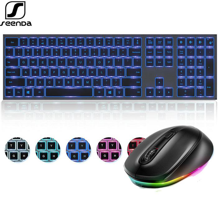 SeenDa Backlit Keyboard Wireless Bluetooth illuminate Keyboard