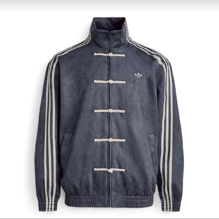 Jaket Adidas trackop Chinese new year 2026 blue gray original authentic asli