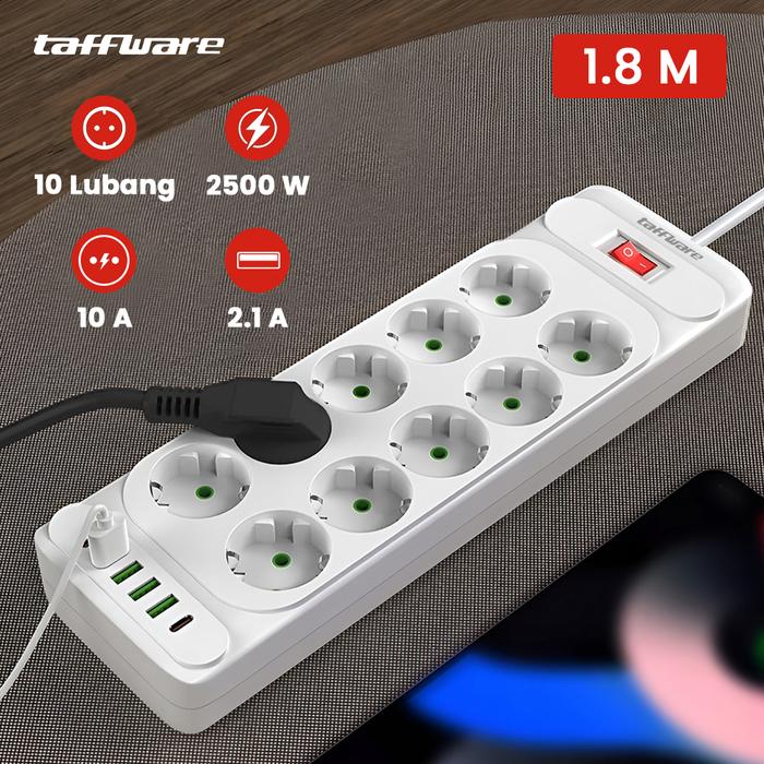 Permata Mall | Stop Kontak USB | Extension Kabel Listrik | Stop Kontak Type C