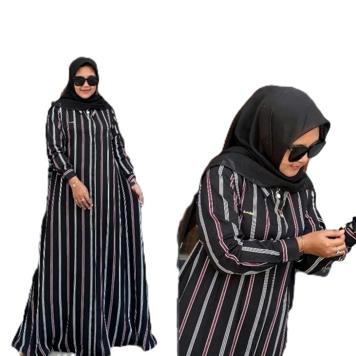 Dress saulin store salur warna size M dan Xl