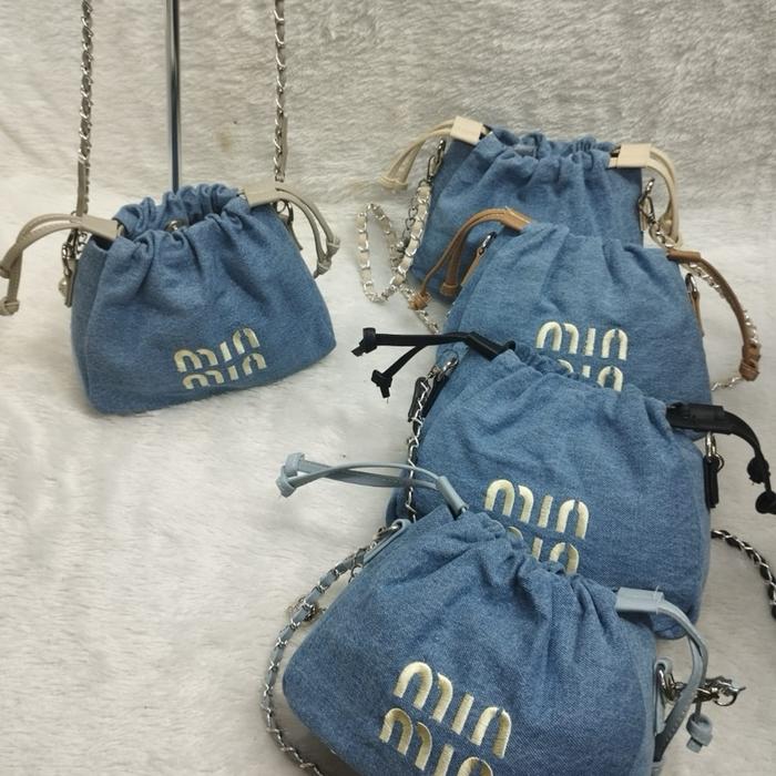 Tas serut mini selempang miu miu Wanita