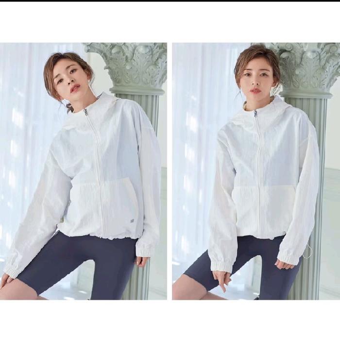 Jacket STL Korea Oversize Style Crop Jacket adjustable strap on bottom