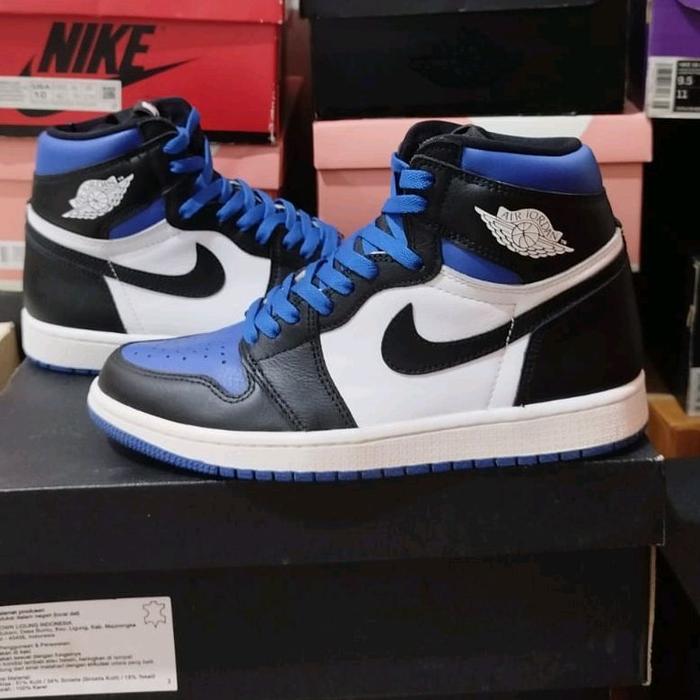 SEPATU NIKE AIR JORDAN 1 RETRO HIGH ROYAL TOE BNWB