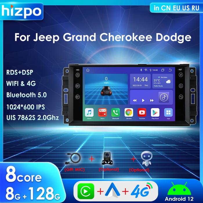 Hizpo 7'' Carplay Android for Jeep Grand Cherokee Dodge Chrysler