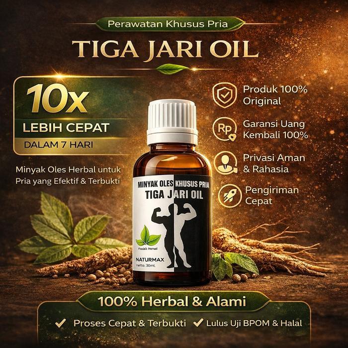 ready stock ( PENJUALAN TERLARIS ) TOP 1 Minyak Oles Tiga Jari Oil Original BPOM 30ml pembesar penis