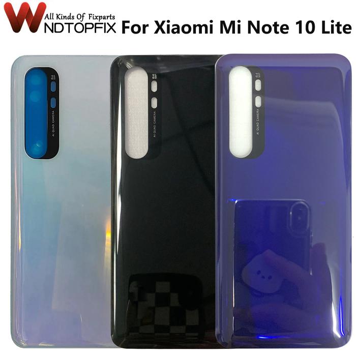6.47" For Note10 Lite Battery Cover For Xiaomi Mi Note 10 Lite