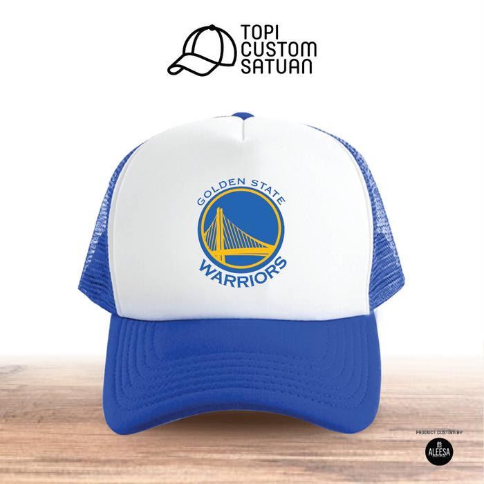 Topi custom satuan unisex untuk remaja dan dewasa/ basket/ golden state warrior