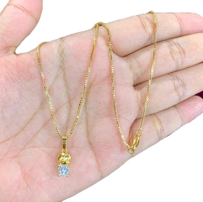 Kalung Anak Cuping dengan Motif Pinguin Jewelry