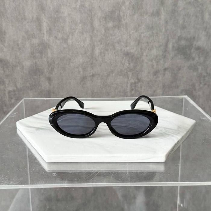 kacamata FF Diamond Oval Sunglasses Black