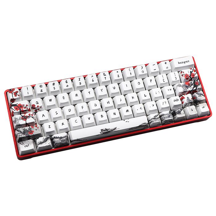 Just Sales Keycaps Novelty Allover Dye Subb Plum Blossom 71 Key OEM