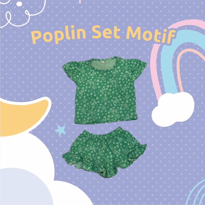 Babyqu Poplin set motif (atas bawah)