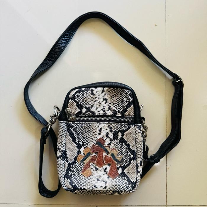 Sling Bag Chrome Hearts Unisex Motif Croco
