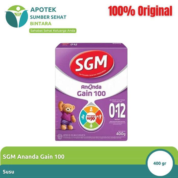 Susu SGM Ananda Gain 100 – Susu Penunjang Pertumbuhan Anak