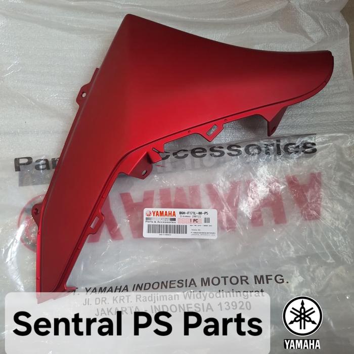 B6H-F171L-00-P5 Mole Side Cover 1 (Sayap Bawah / Cover Dek Kaki Bagian Kiri) untuk sepeda motor Yama