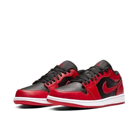 Sepatu Sneakers NlKE AlR Jordan 1 Low Reverse Bred Unisex