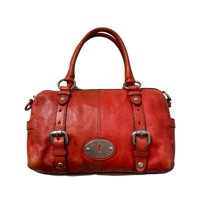 Fossil Maddox Satchel Bag Tas Kulit Wanita Cewek Vintage Authentic