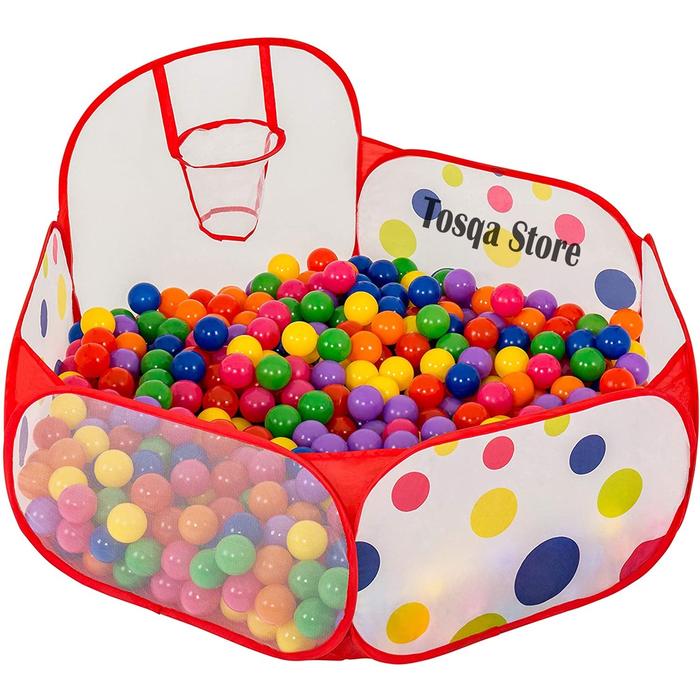 Bola Mandi Anak PREMIUM Bahan Plastik Tebal Warna Warni SNI 100 Pcs / MANDI BOLA