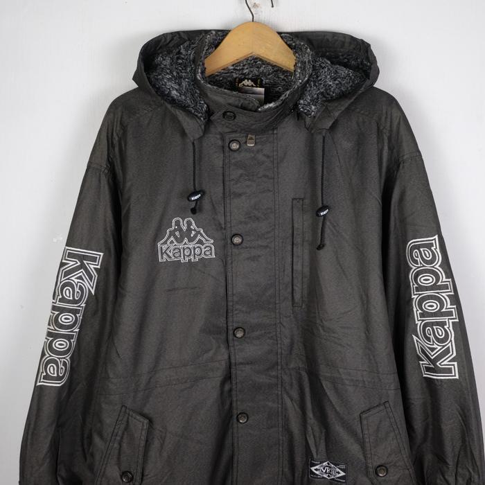 JAKET VINTAGE KAPPA WINTER SHERPA PARKA JK252 SIZE XL