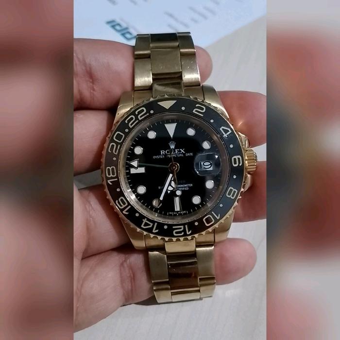 jam gmt master 2 gold automatic