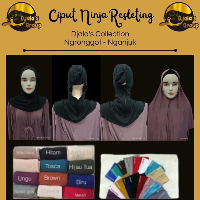 Iket Ninja Cemol/Iner Hijab/Iner Ninja Resleting/Iner Jersey Kerudung Wanita
