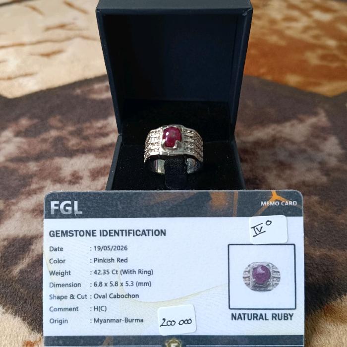 Natural Ruby burma