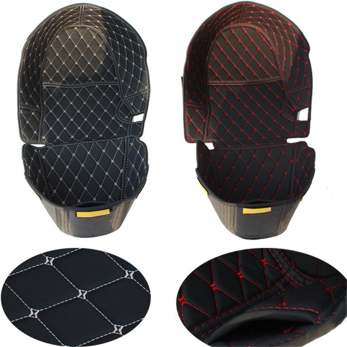 For Yamaha XMAX 300 X-MAX300 Motorcycle Storage Box Leather Rear