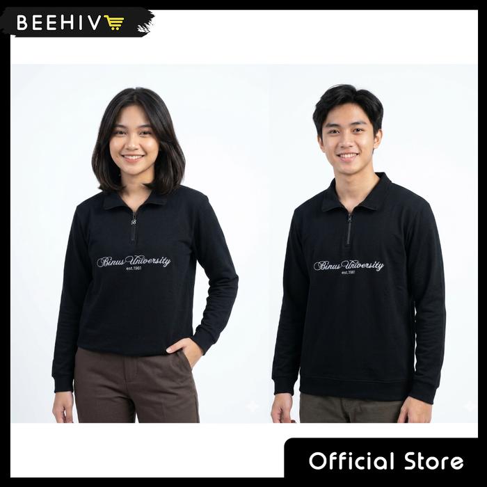 Beehive BINUS - Sweater Zipper BINUS University Est 198