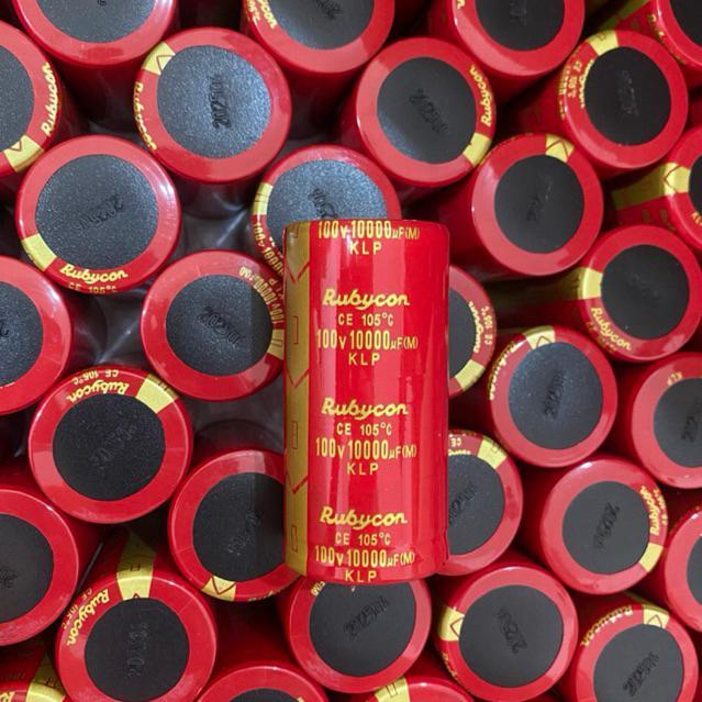 READY STOCK ELCO 10000uf 100V Rubycon ODR / KLP Merah