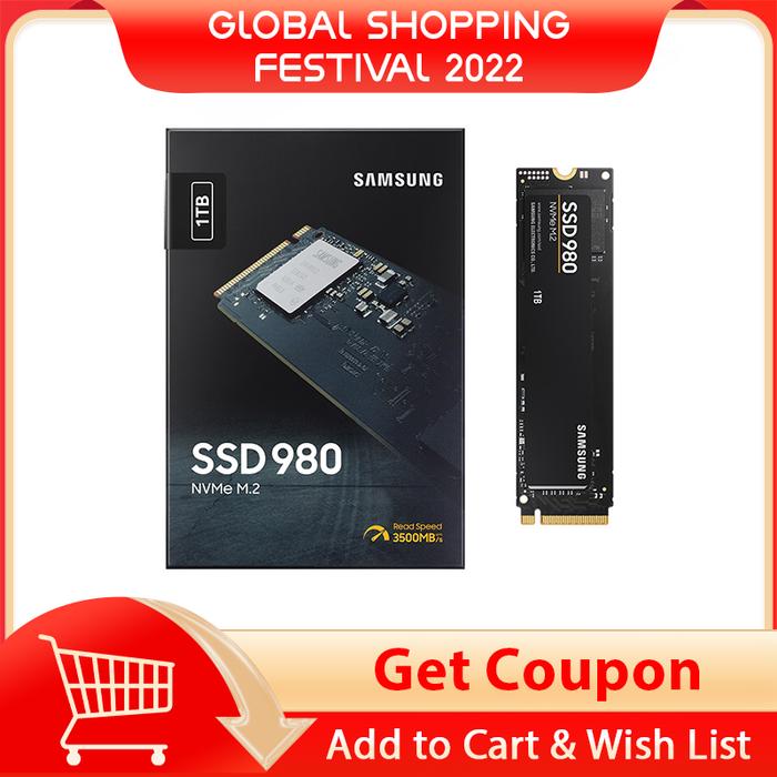 SAMSUNG 980 NVMe M.2 SSD 1TB NVMe 500GB Internal Solid State Drive