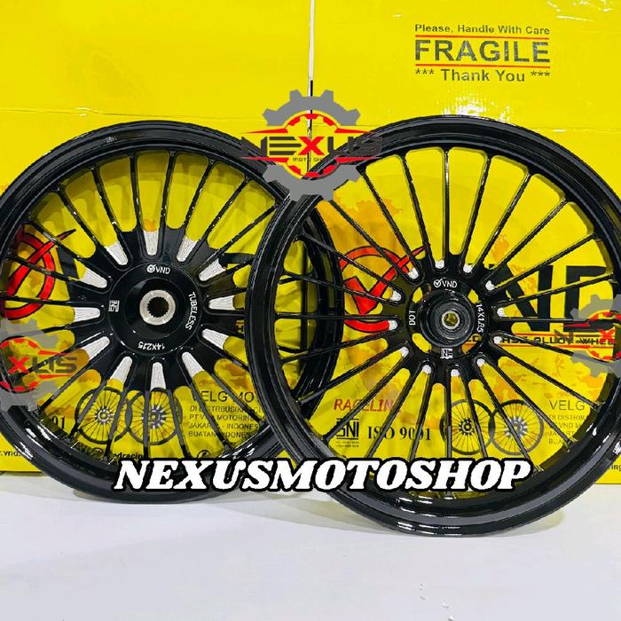 Velg VND Raceline Vario110/ Beat/ Scoppy/ Spacy/ Genio 185x14 & 215x14 Velg Racing Vnd Raceline Beat