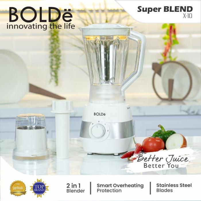 BOLDe Blender Plastik 1.5L - Super Blend X-10