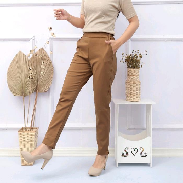celana polos standart by fauzira /celana fauzira katun import