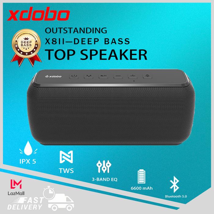 XDOBO X8-ii Waterproof Portable Wireless Bluetooth Speaker 60W