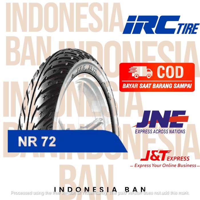 BAN LUAR IRC RING 17 TUBETYPE[BELUM TERMASUK BAN DALAM] 70/90-17 80/90-17 80/100-17 90/90-17 100/70-