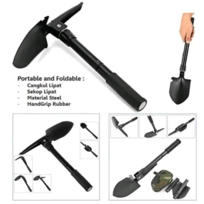 SEKOP CAMPING SEKOP MULTIFUNGSI SEKOP PORTABLE MINI SEKOP GUNUNG OUTDOOR