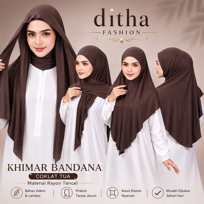 Kimar Banda Kaos Rayon Tencel / Pashmina Banda Rayon Tencel