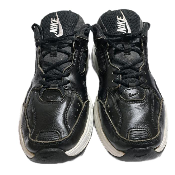 SIZE 46 SEPATU NIKE M2K TEKNO BLACK WHITE