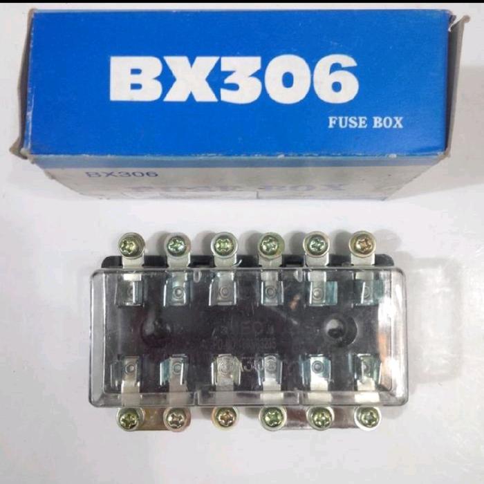 Kotak Sekring / Fuse Box / Rumah Sekring / 6T / 6 Terminal Universal Merk BX306
