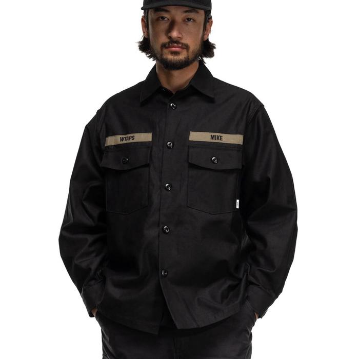 WTAPS Buds Long Sleeve Shirt Black Sierra