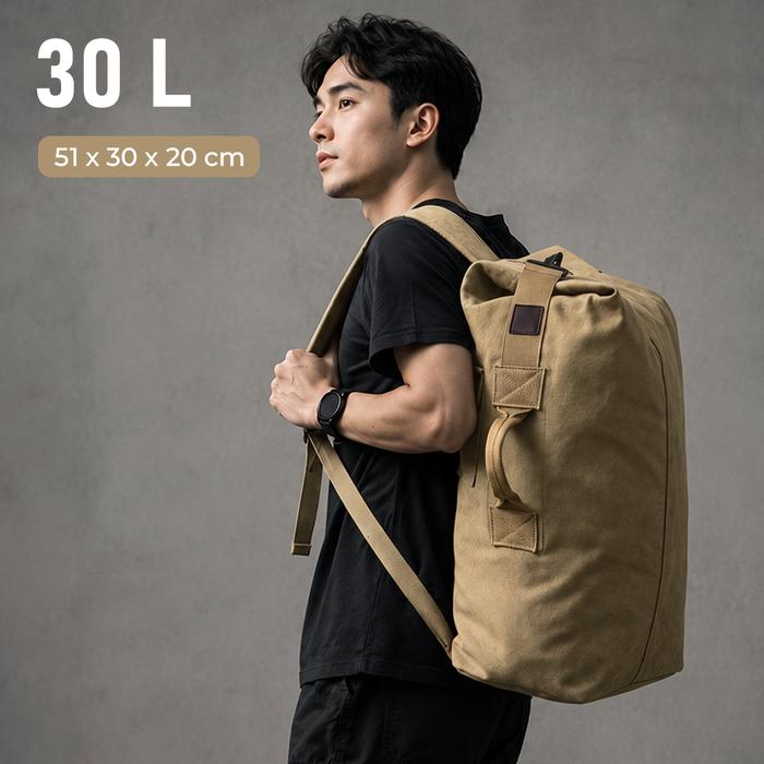 Pemata Mall Jakarta | DING XIN CLAN Tas | Tas Ransel Pria | Ransel Travel Kanvas